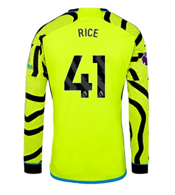 Arsenal Declan Rice #41 Vieraspaita 2023-24 Pitkät Hihat
